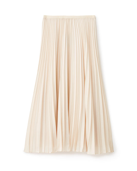 Claudia Pleated Skirt-Ecru