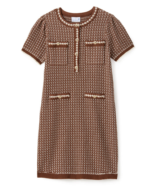 Coco Mini Dress-Espresso