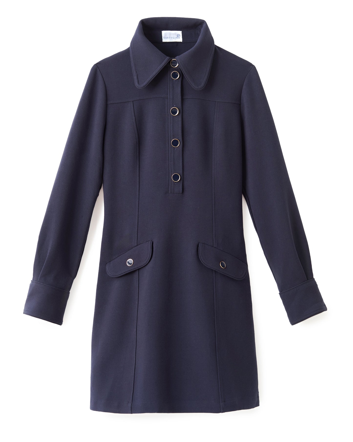 Hayes Dress-Dark Navy