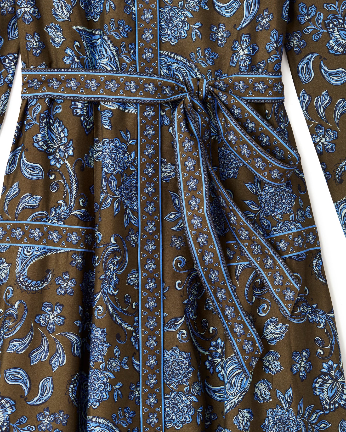 Helene Midi Dress-Cedar Hill Paisley