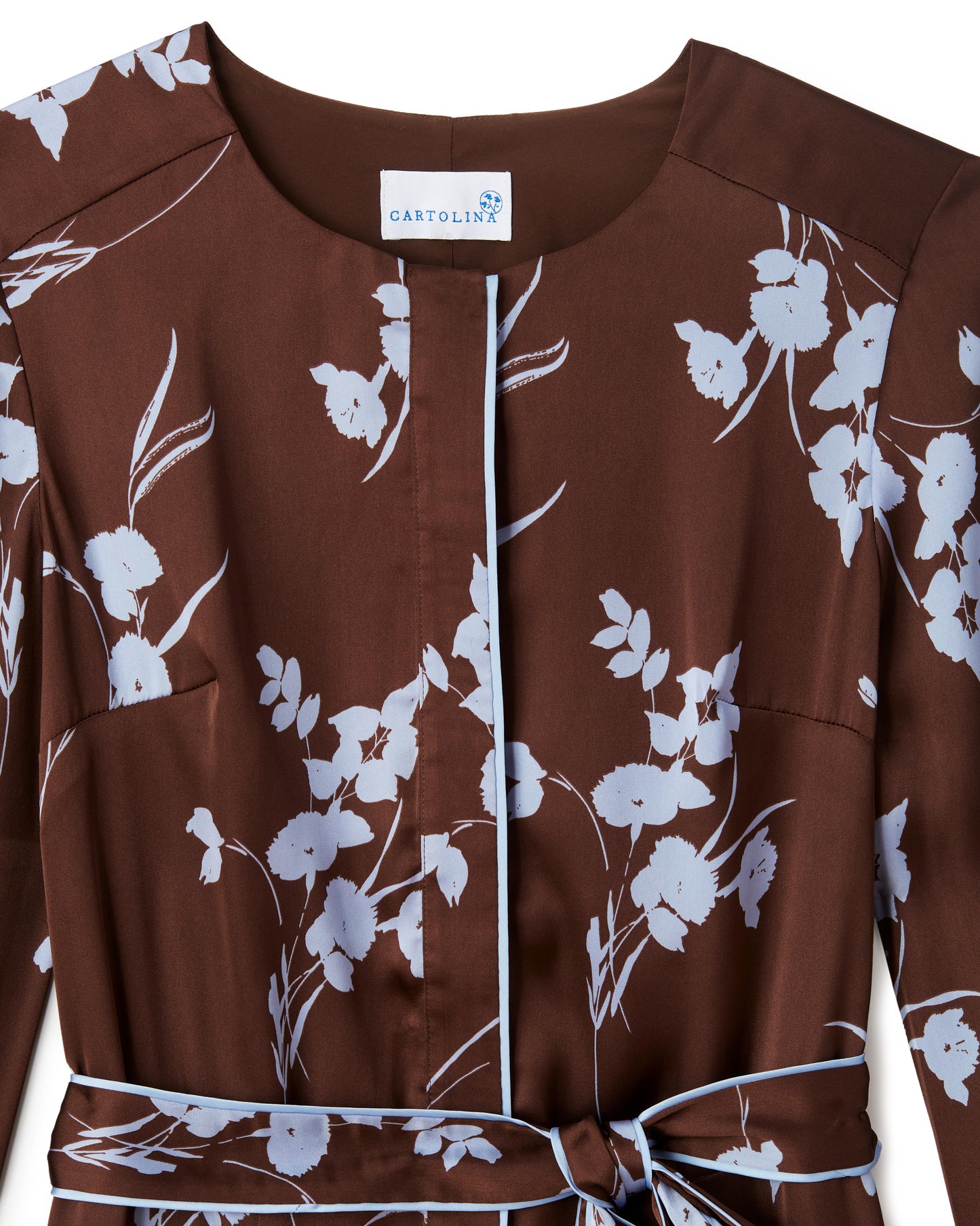 Helene Midi Dress-Upstate Floral Espresso