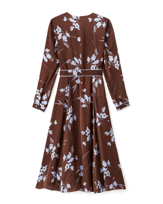 Helene Midi Dress-Upstate Floral Espresso