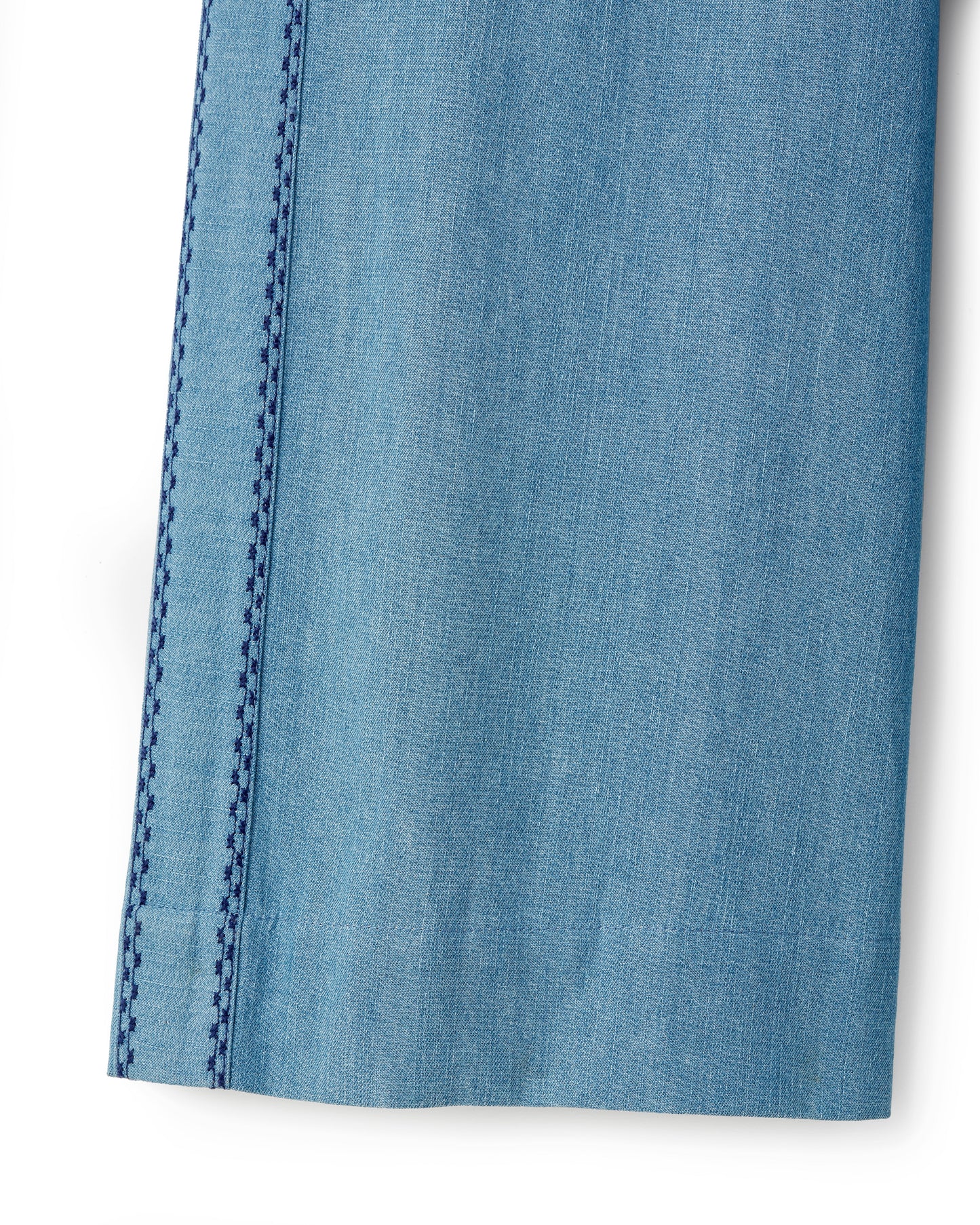 Isla Pant-Washed Blue Chambray