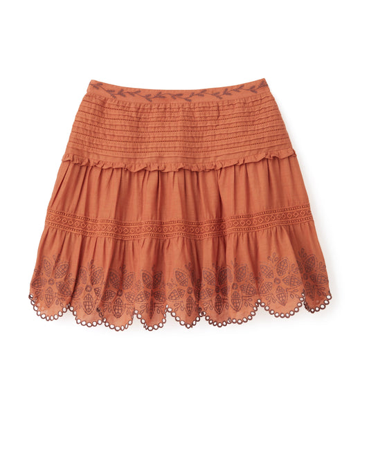 Kylie Mini Skirt-Clay