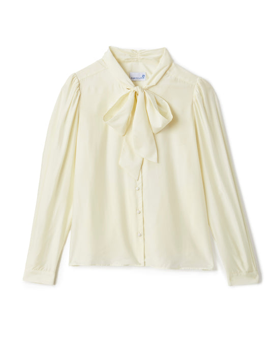 Peggy Long Sleeve Top-Ivory