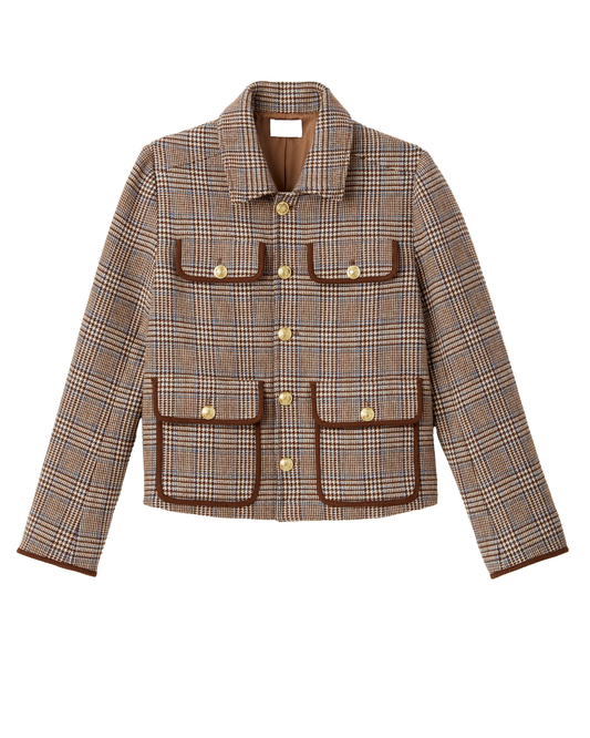 Rory Jacket-Brownstone Tweed