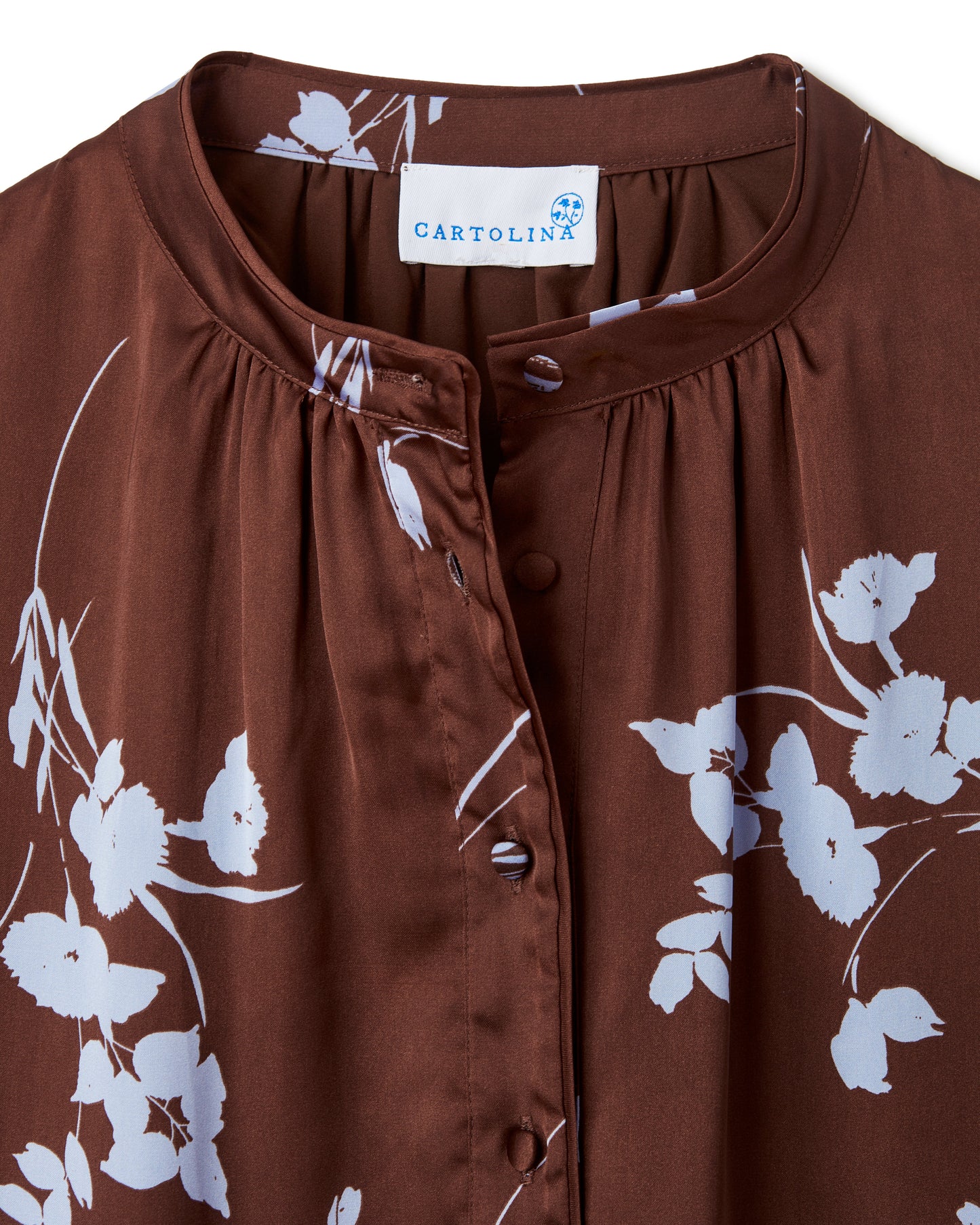 Victoria Long Sleeve Top-Upstate Floral Espresso