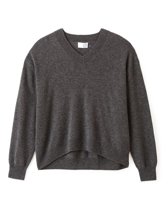 Caden V-Neck Sweater-Shadow