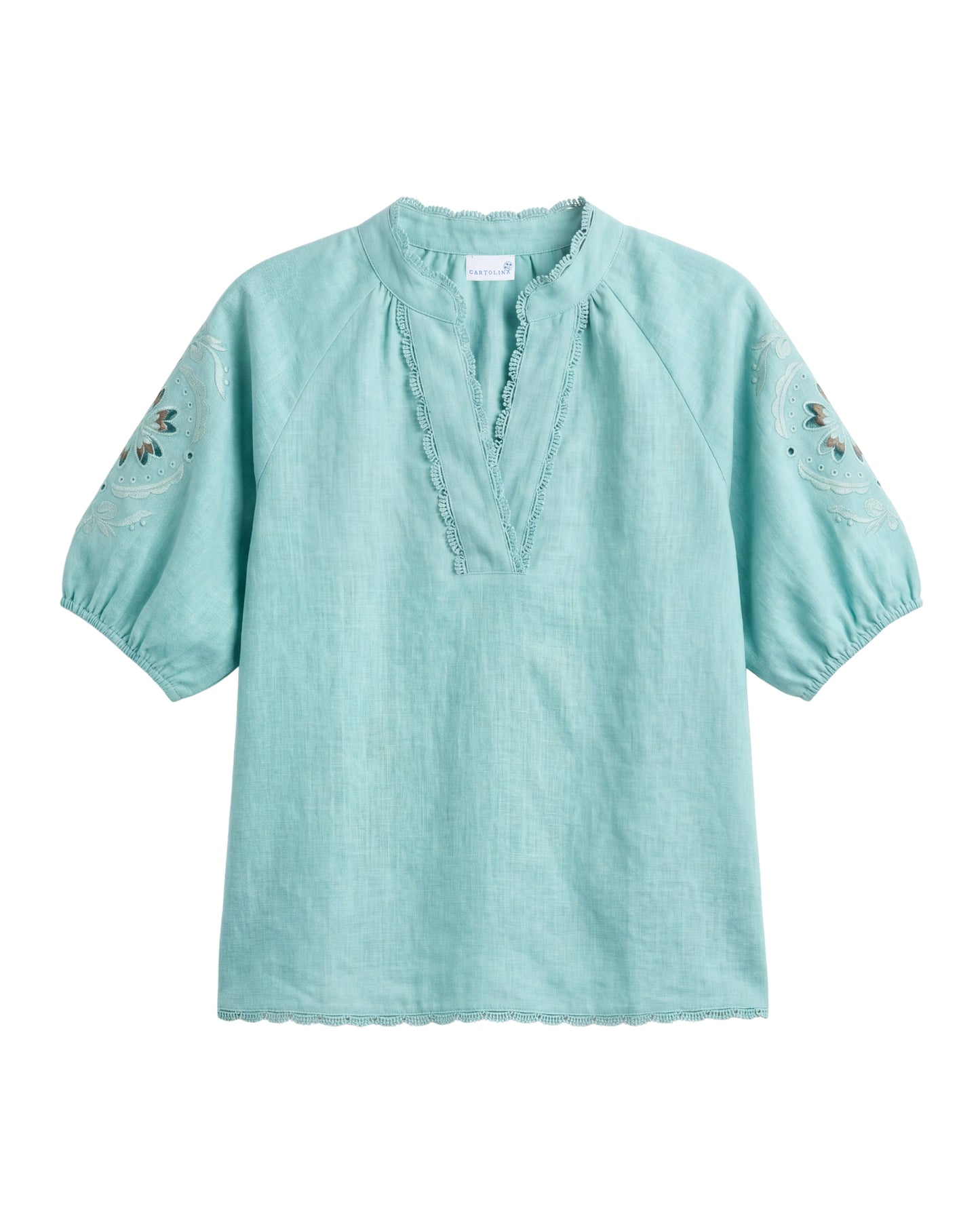 Catalina Top-Canal Blue