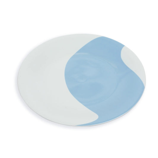 Colorblock Porcelain Dinner Plates (Set of 4)