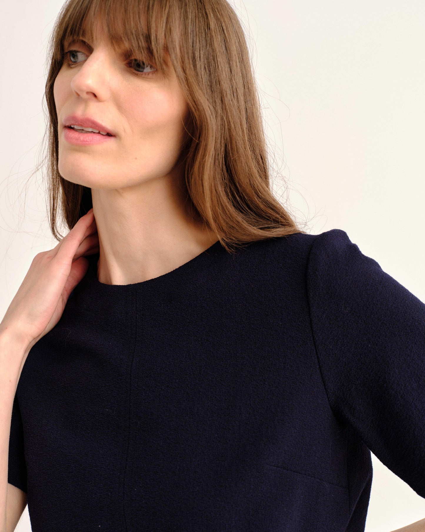 Chloe Top-Dark Navy