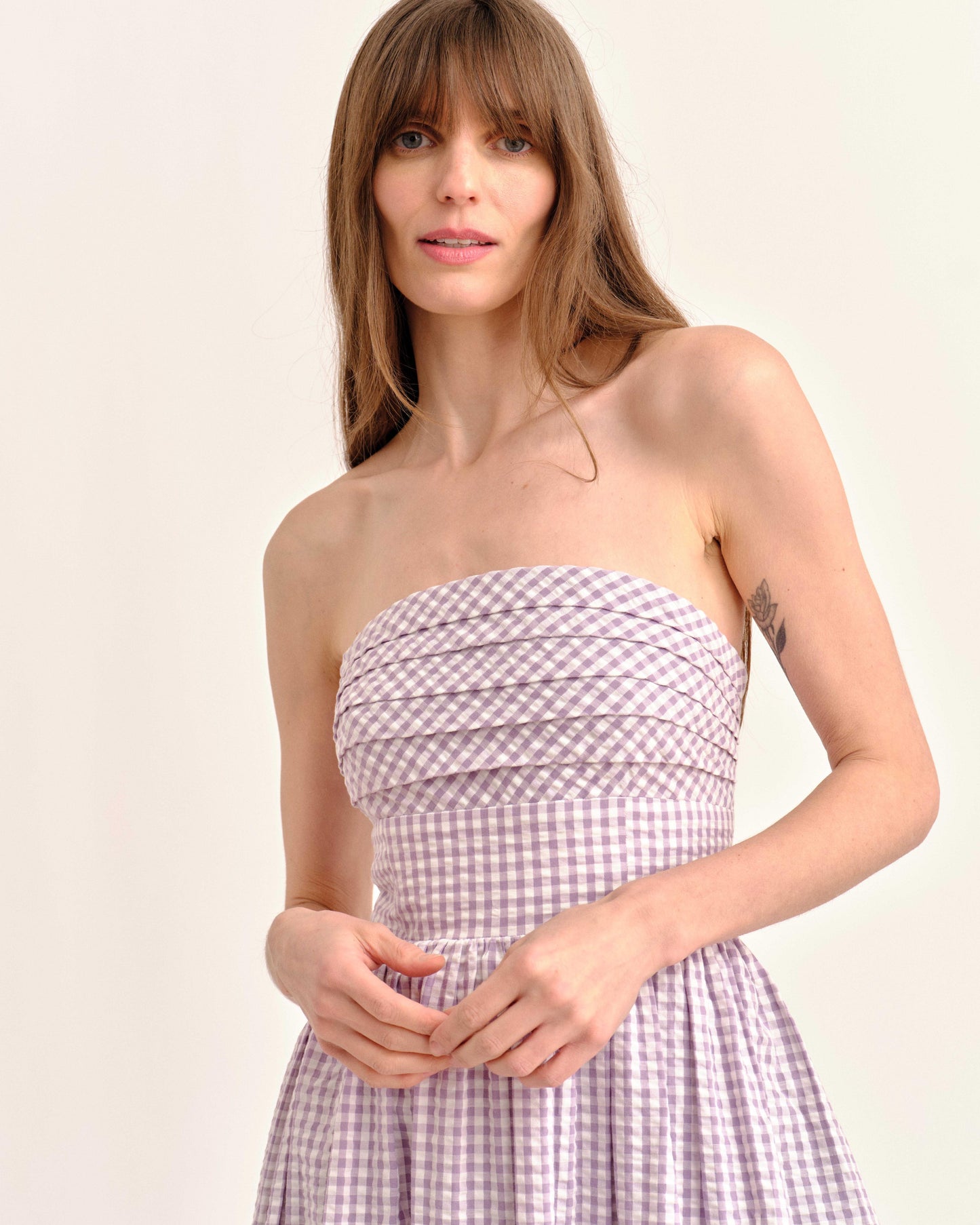 Chalmers Halter Midi Dress-Wisteria