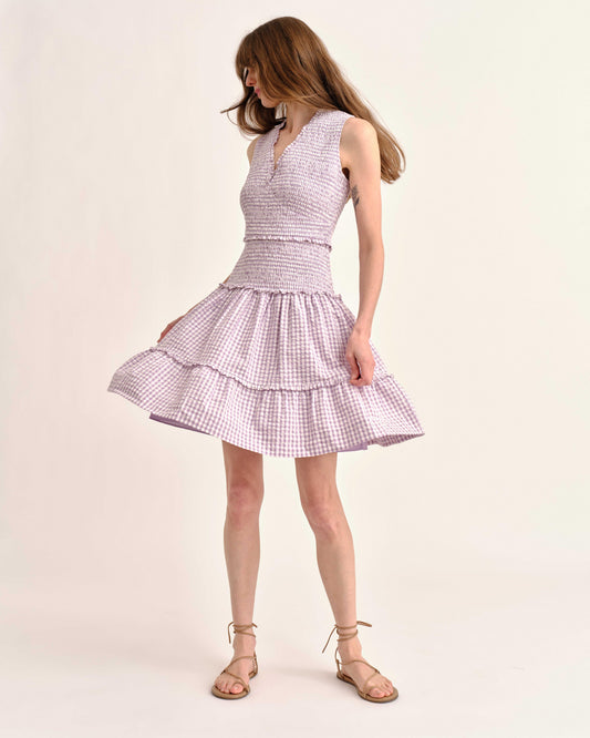 Rhett Mini Dress-Wisteria