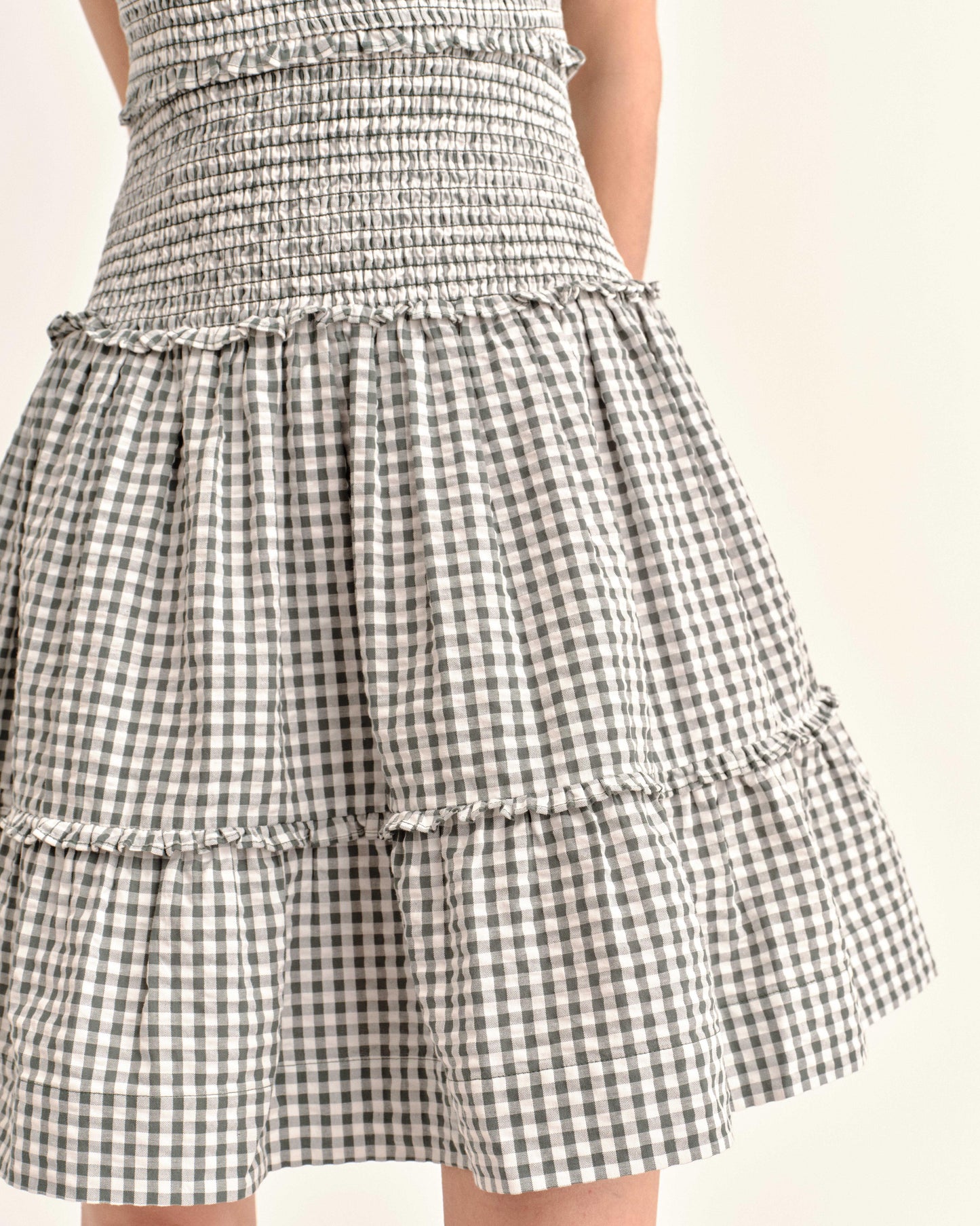 Rhett Mini Dress-Moss