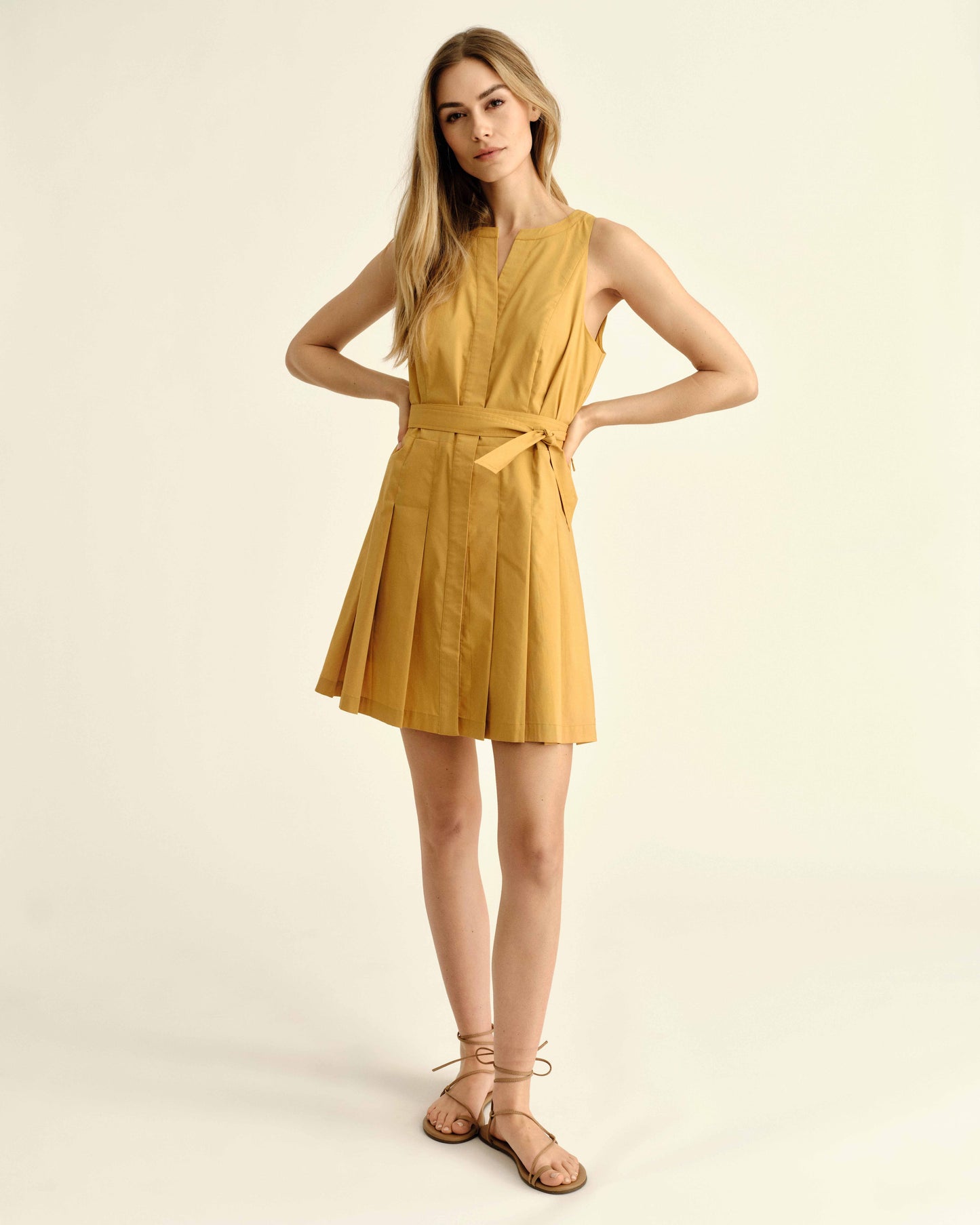 Hadley Romper-Goldenrod