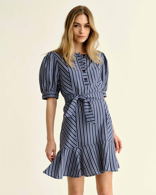 Bonnie Dress-Coastal Stripe