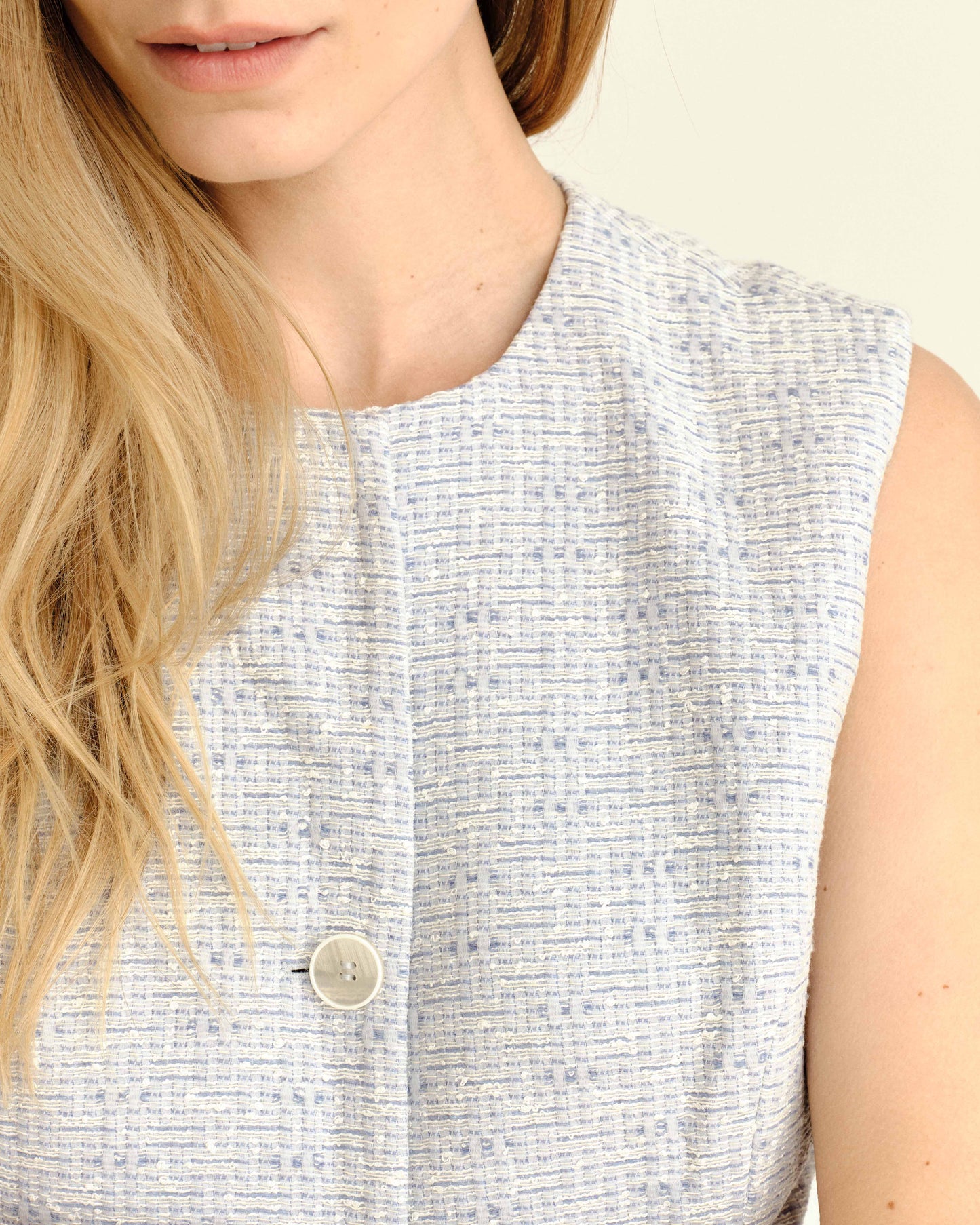 Freja Vest-Blue Mist