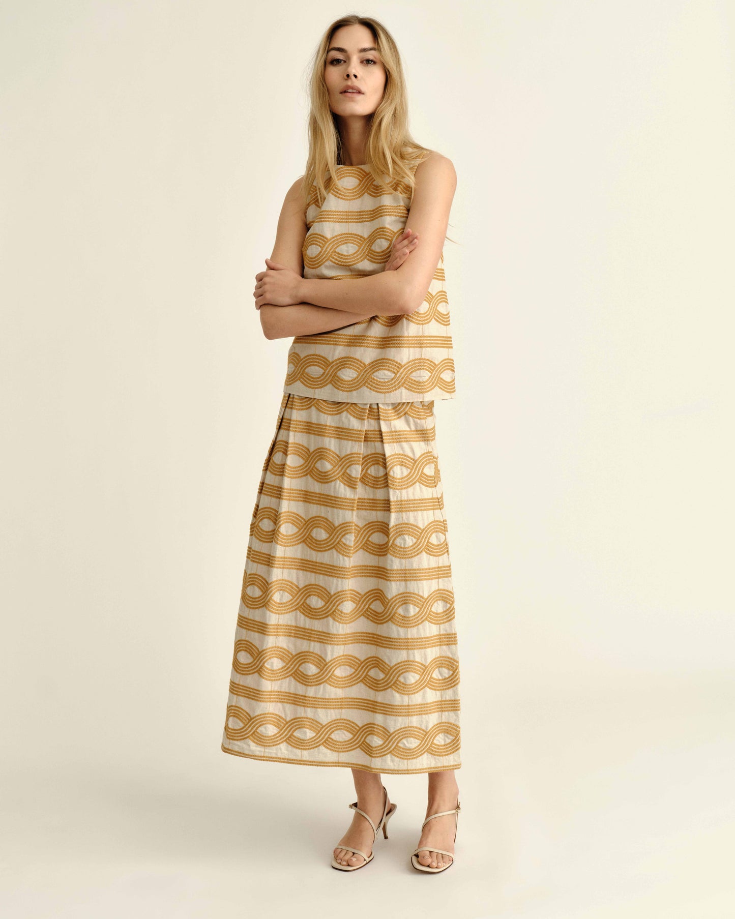 SU26 Bea Skirt-Goldenrod