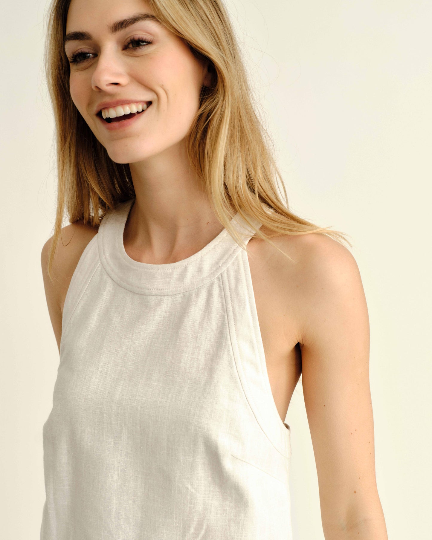 Brant Tank-Bright White