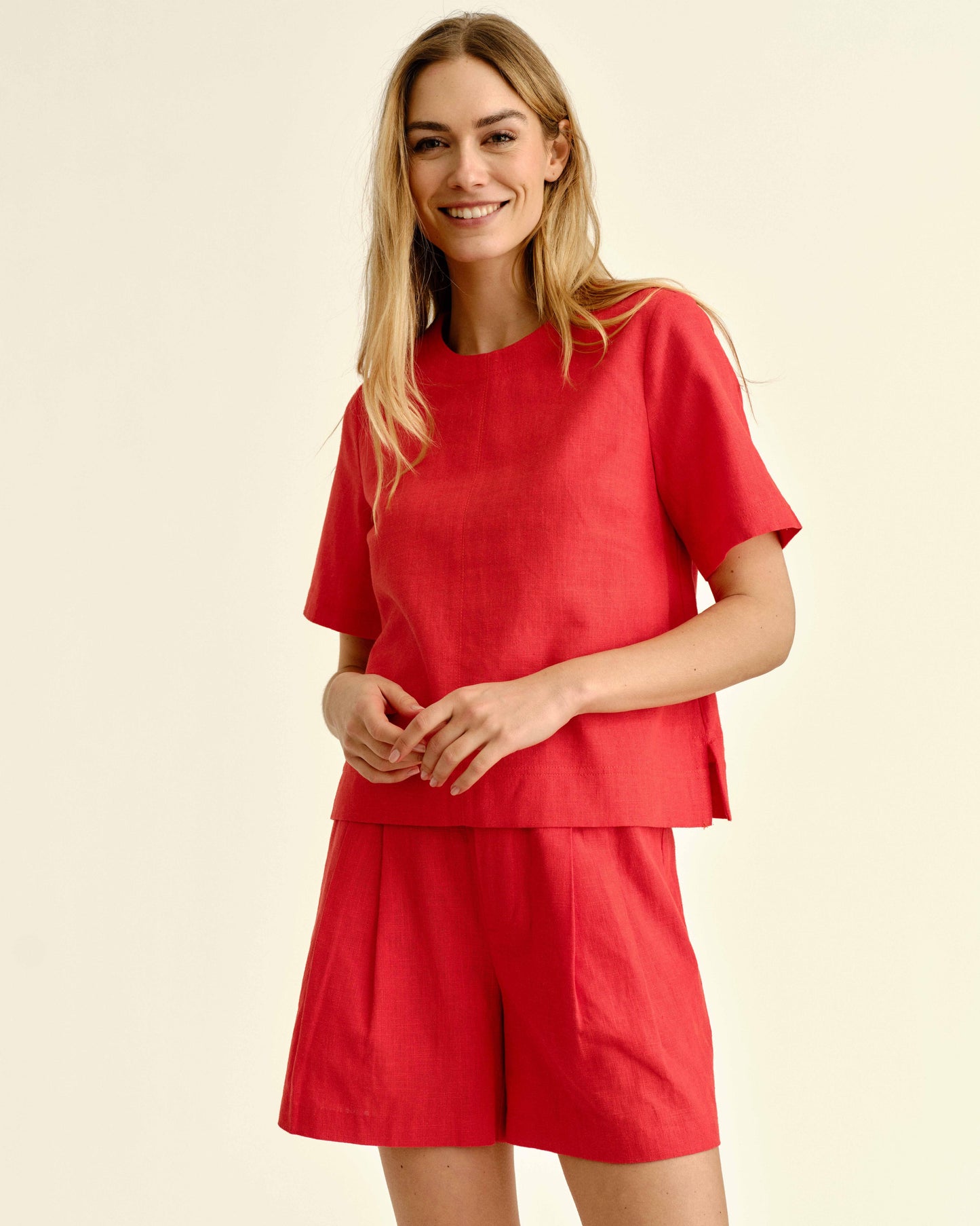 Chloe Top-Poppy