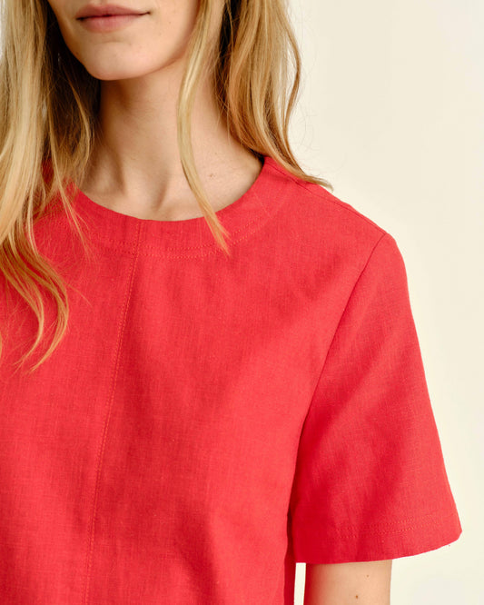 Chloe Top-Poppy