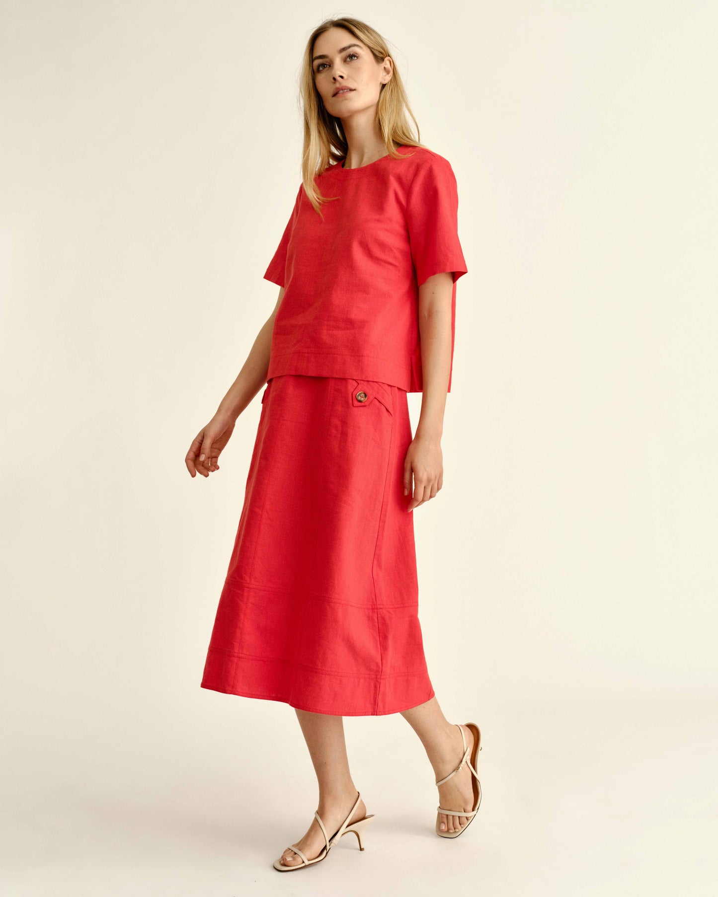 Chloe Top-Poppy