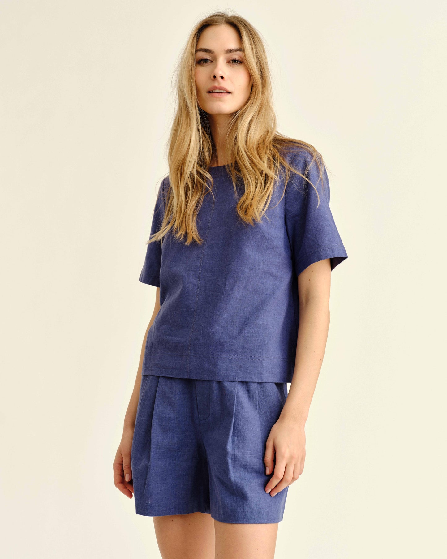 Frankie Shorts-Coastal Indigo