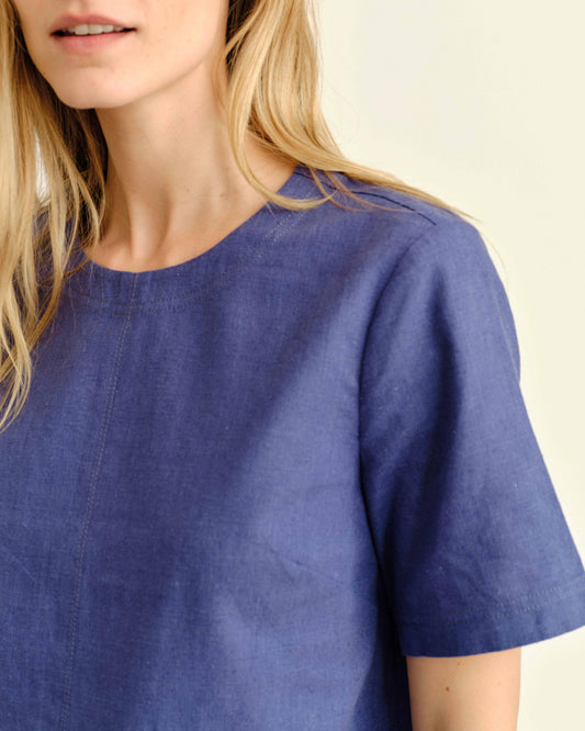 Chloe Top-Coastal Indigo