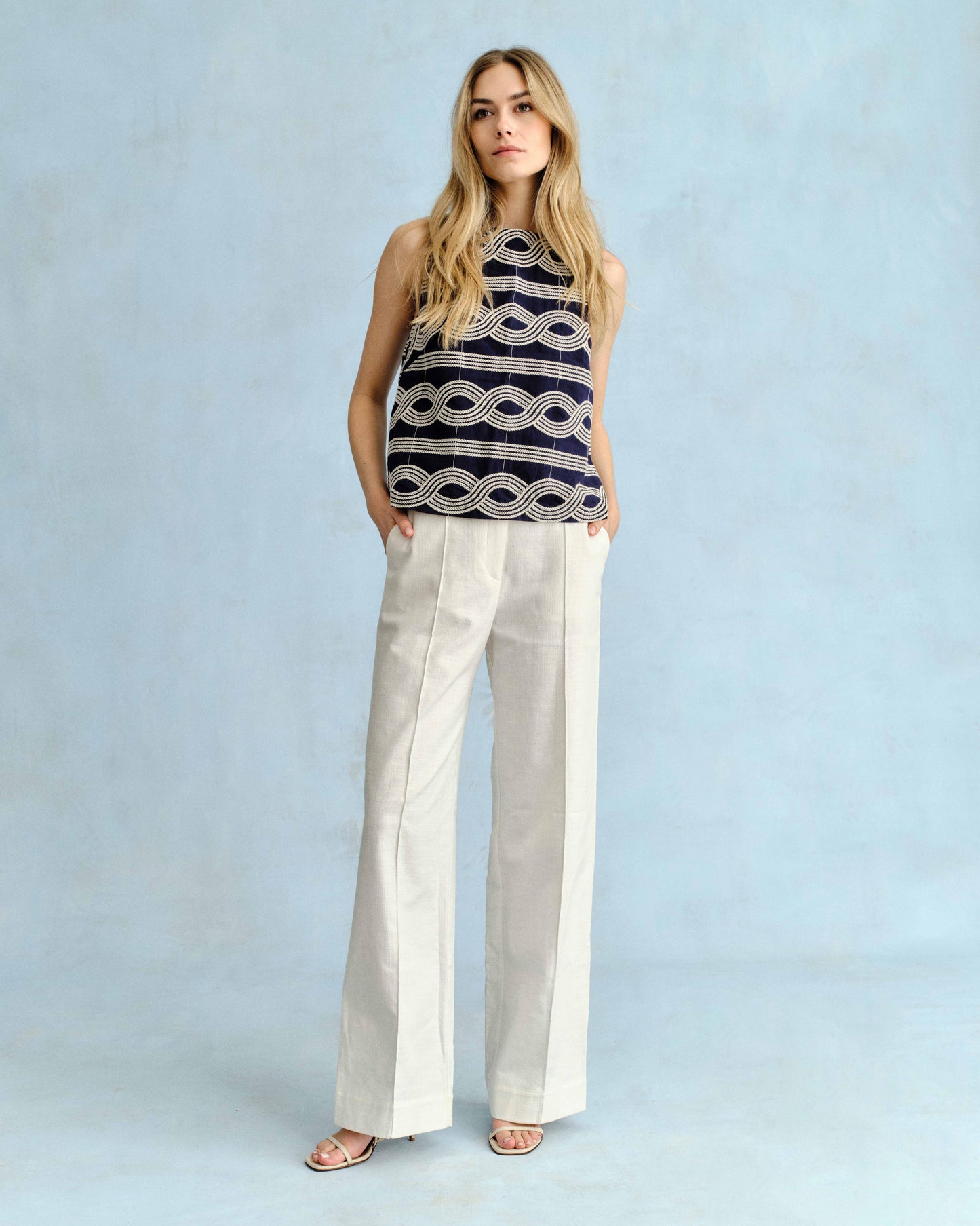 SU26 Beverly Pant-Soft White