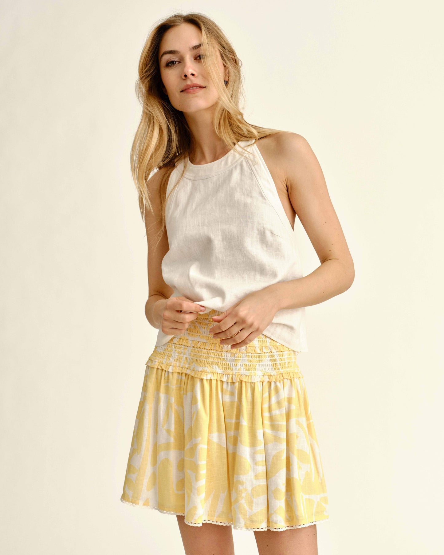 Brant Tank-Bright White