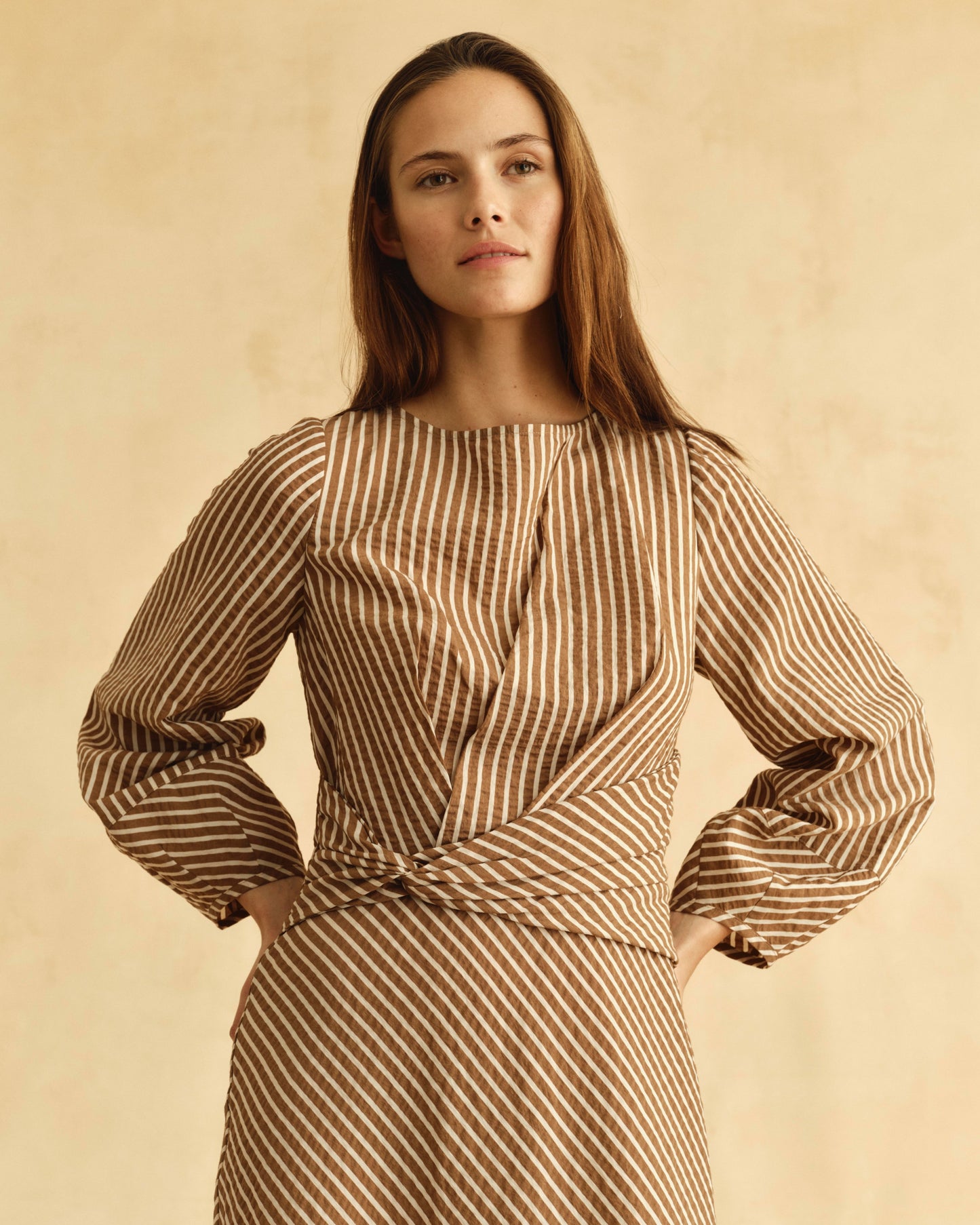 Sadie Dress - Winnetka Stripe