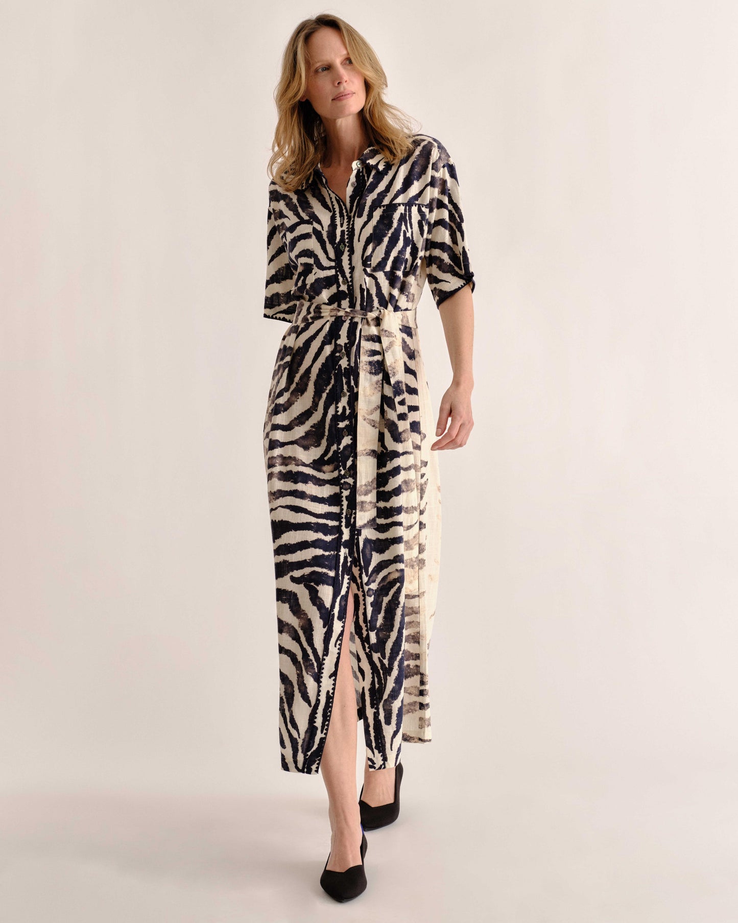 Lucia Dress-Zebra
