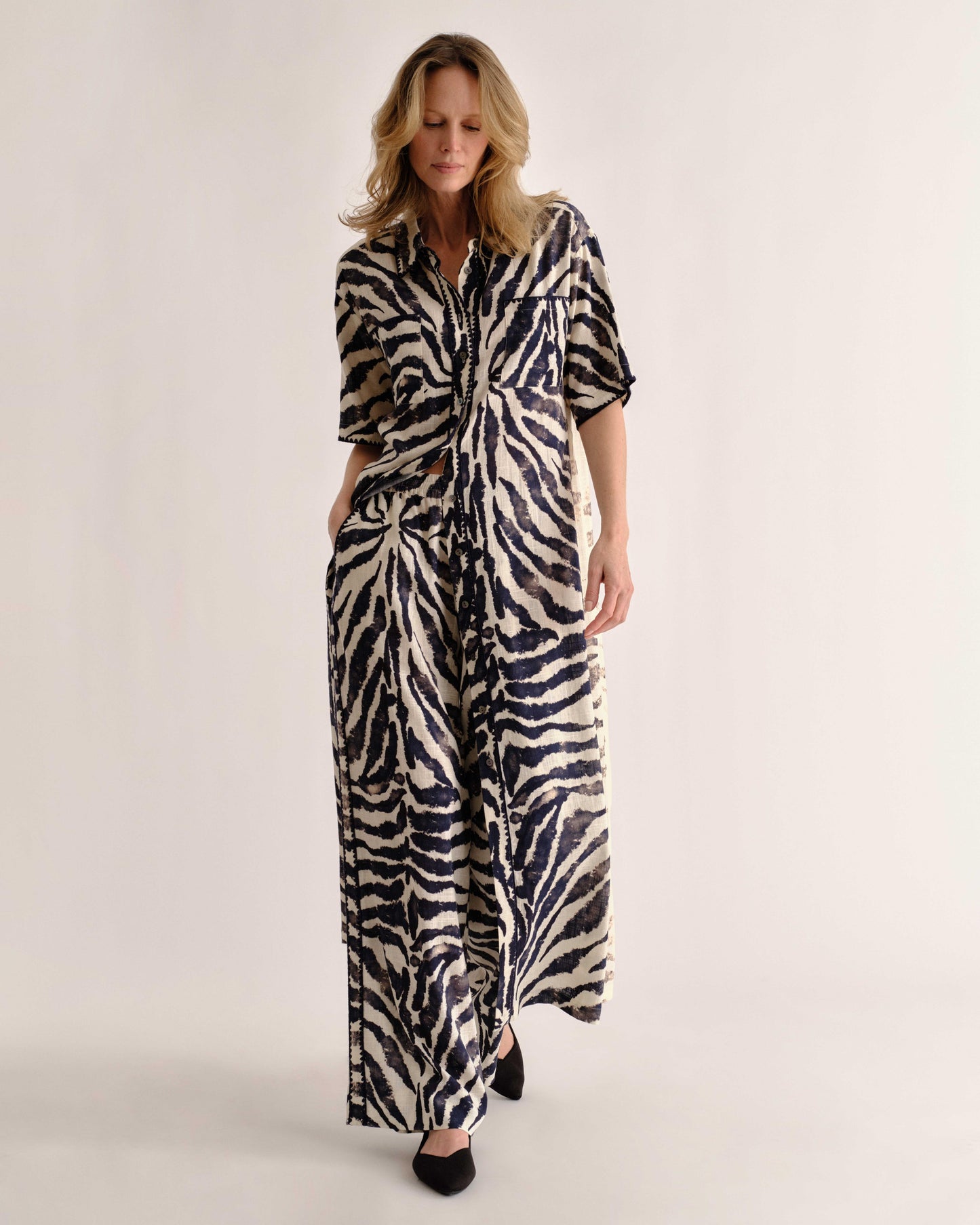 Lucia Dress-Zebra