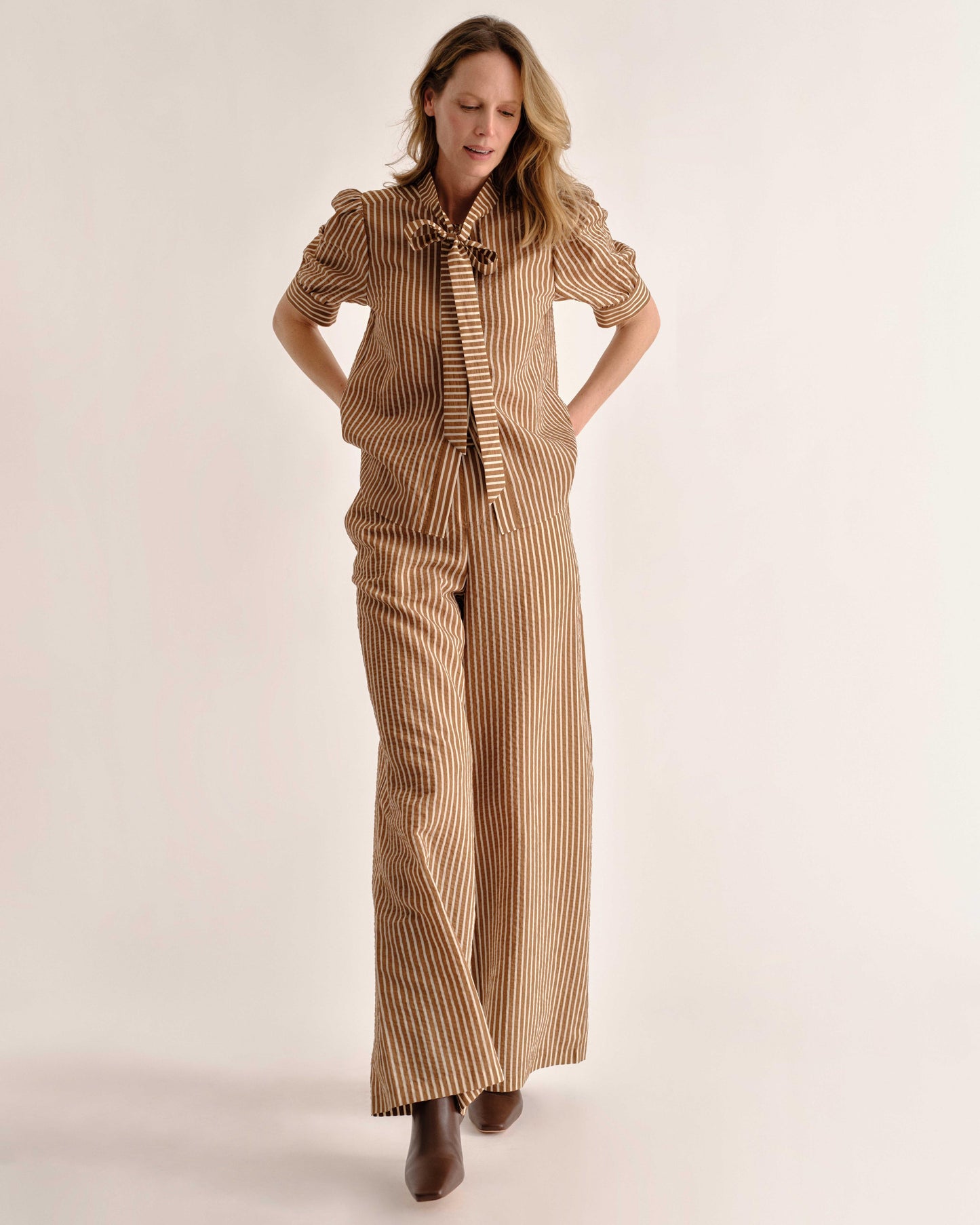 Peggy Top - Winnetka Stripe