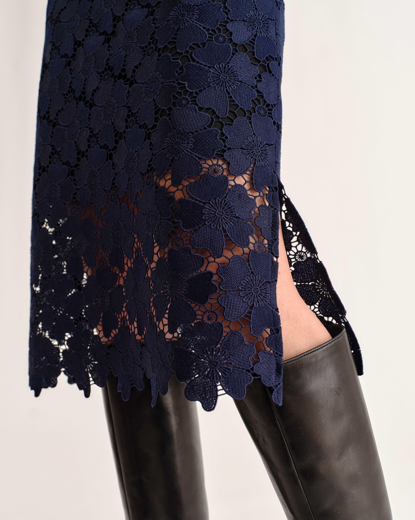 Mulberry Midi Skirt-Midnight Blue