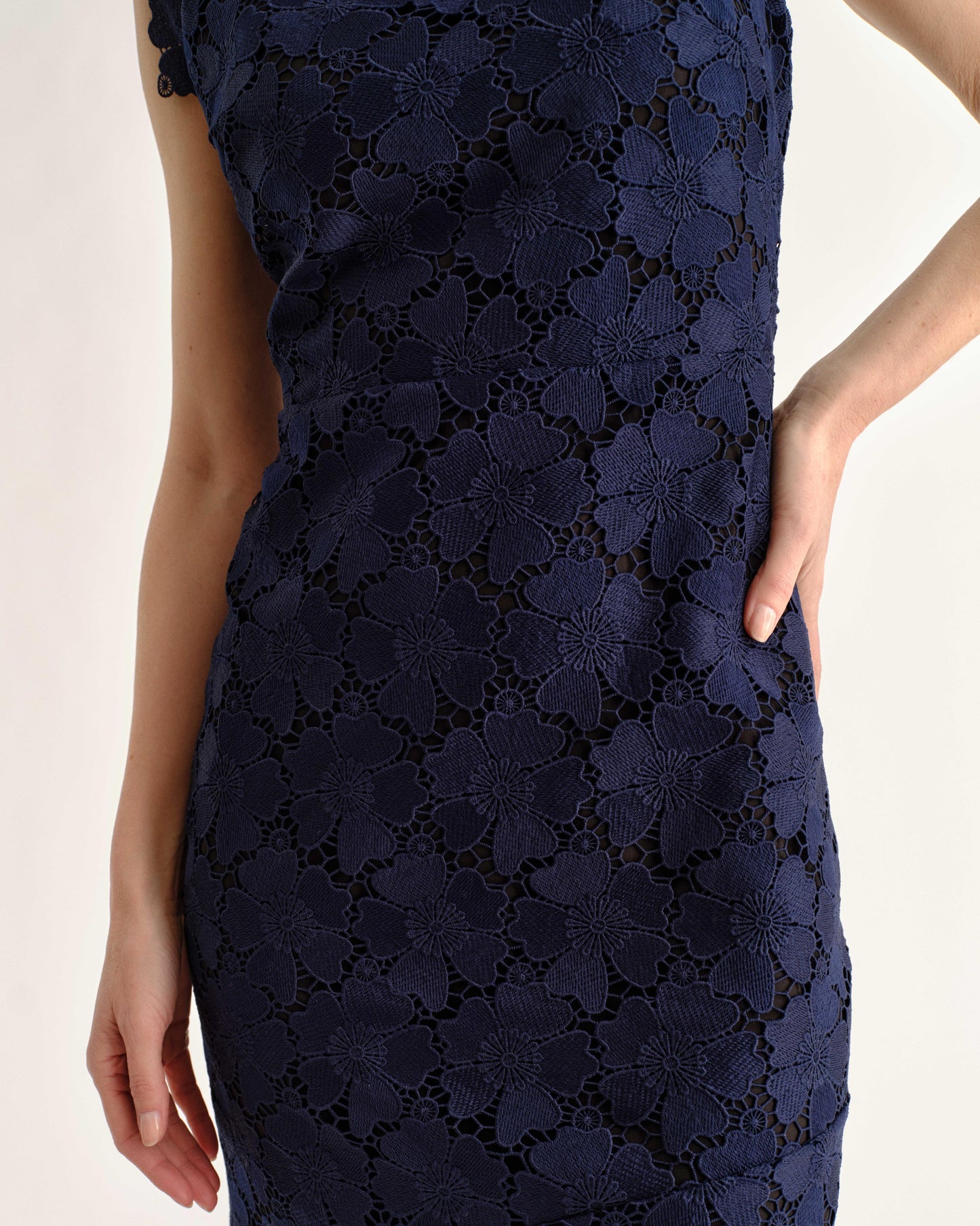 Palma Midi Dress-Midnight Blue