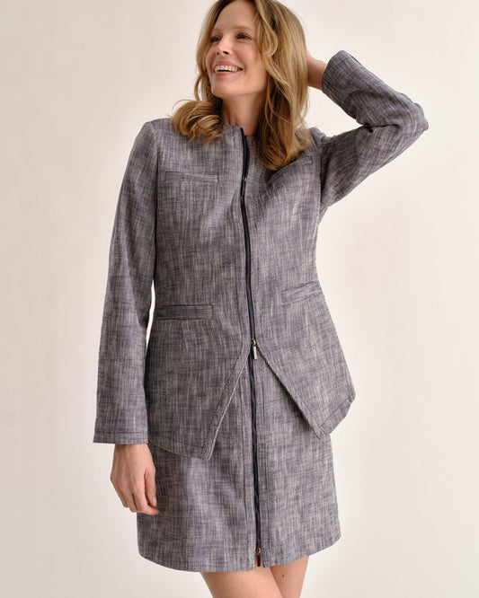 Anson Jacket-Navy