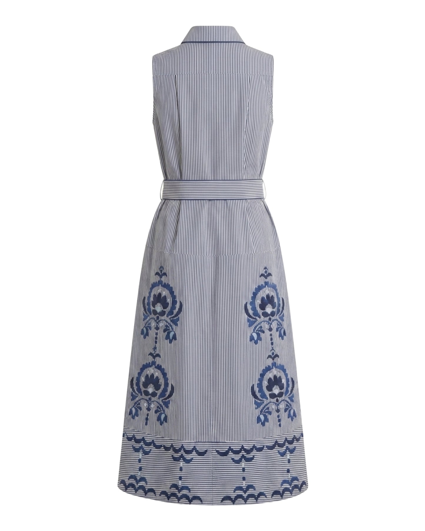 Francesca Dress-Parkside Floral Stripe