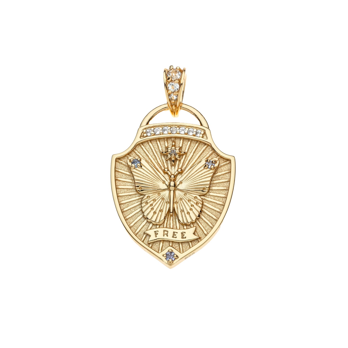 FREE Shield Pendant on 16-18" Classic Rolo Chain