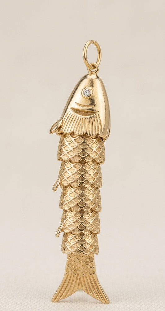 Gold Fish Charm
