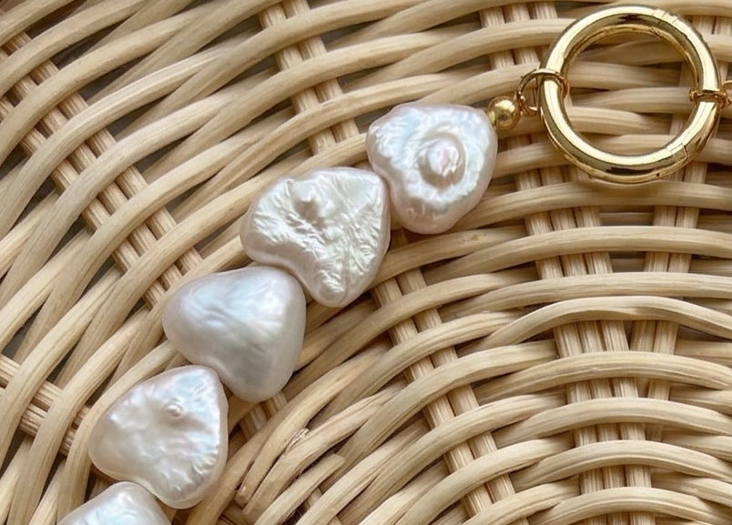 Heart Pearl Necklace