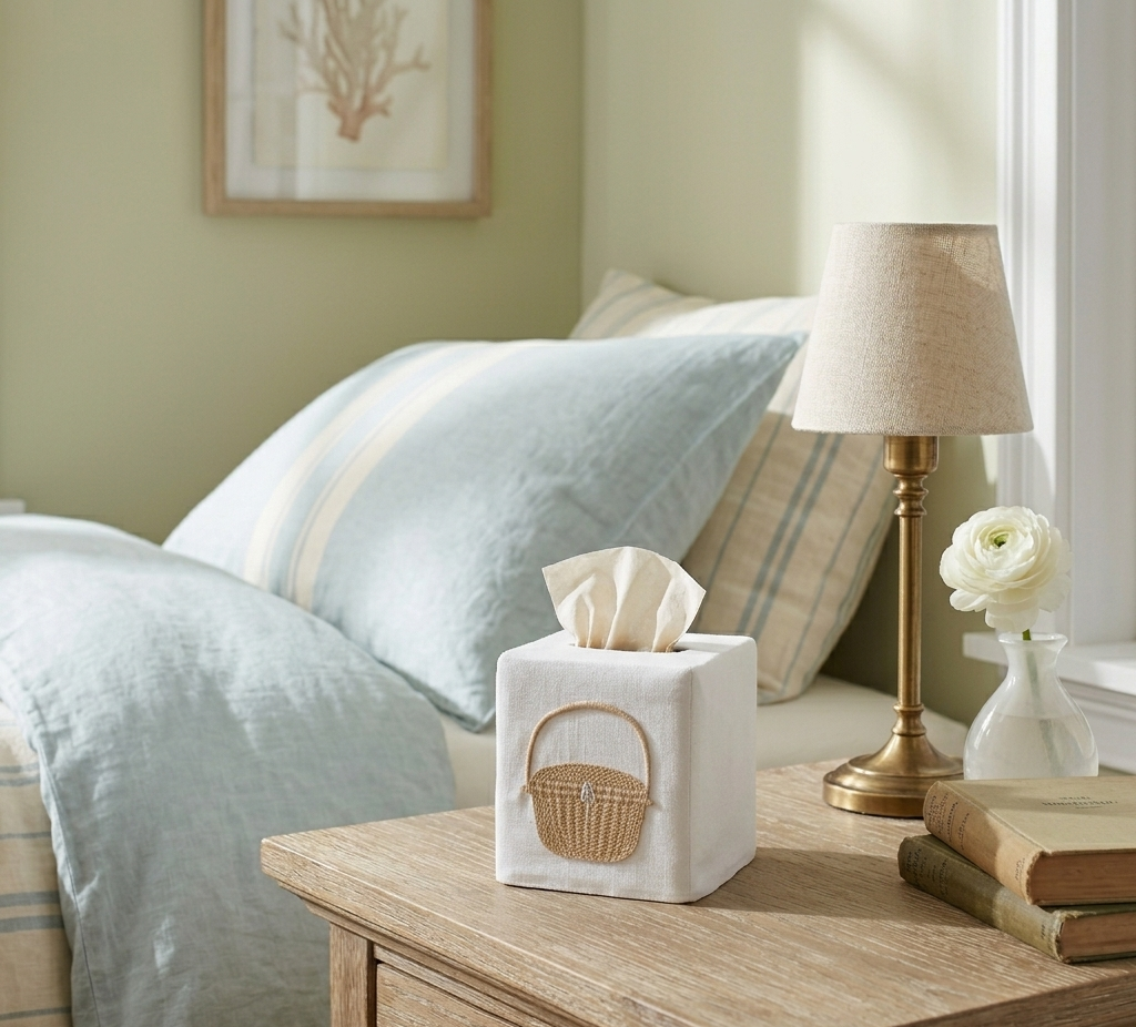Nantucket Basket Tissue Box Cover