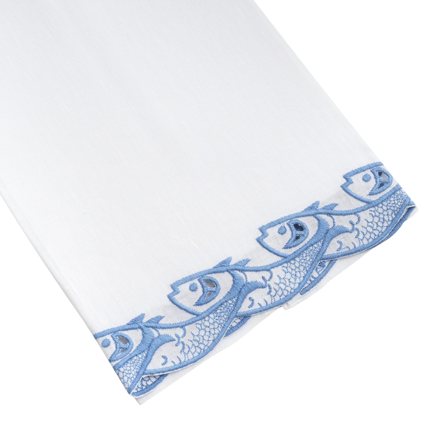 Scrollfish Tip Towel in Blue