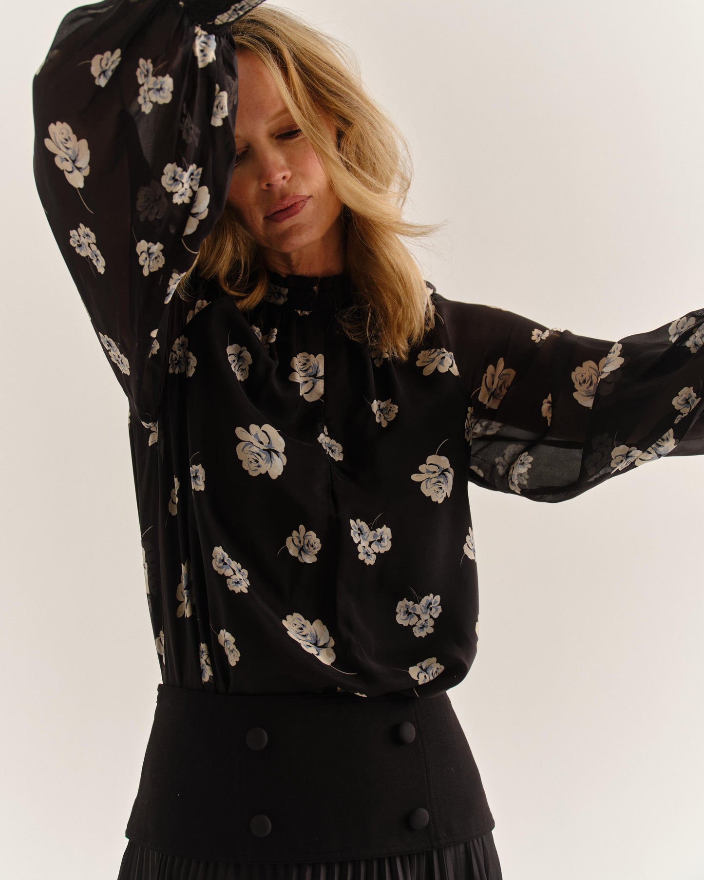 Sawyer Blouse-Moonlit Rose