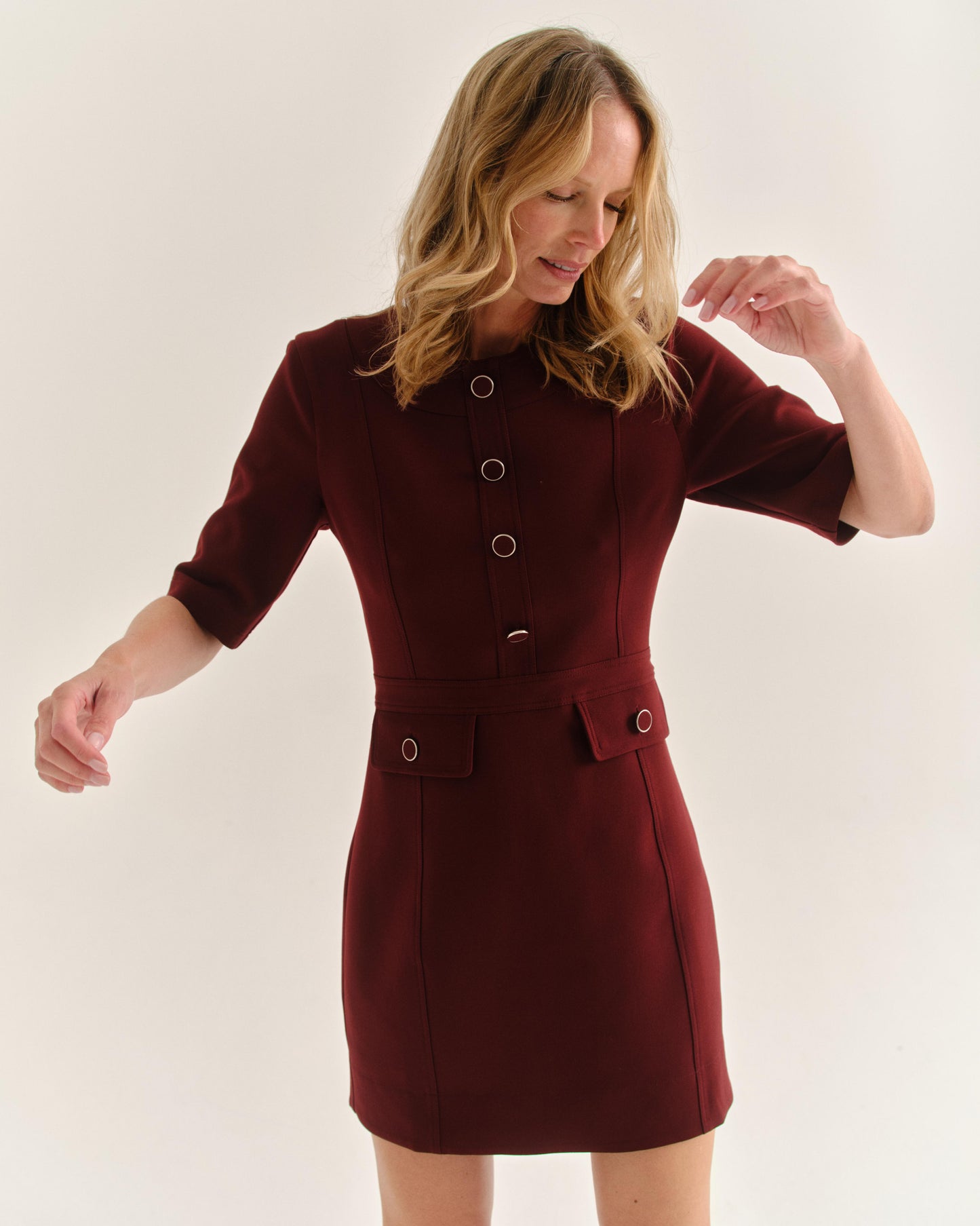 Salem Dress-Wine