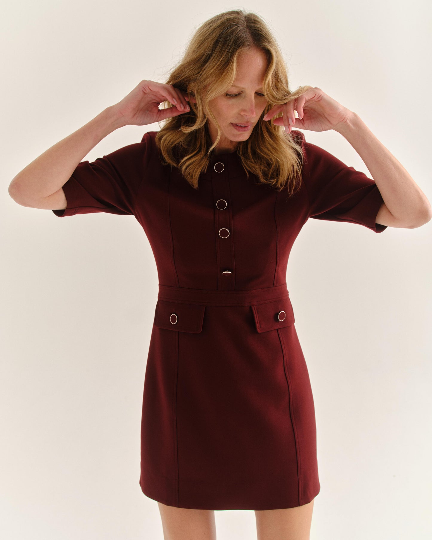 Salem Dress-Wine