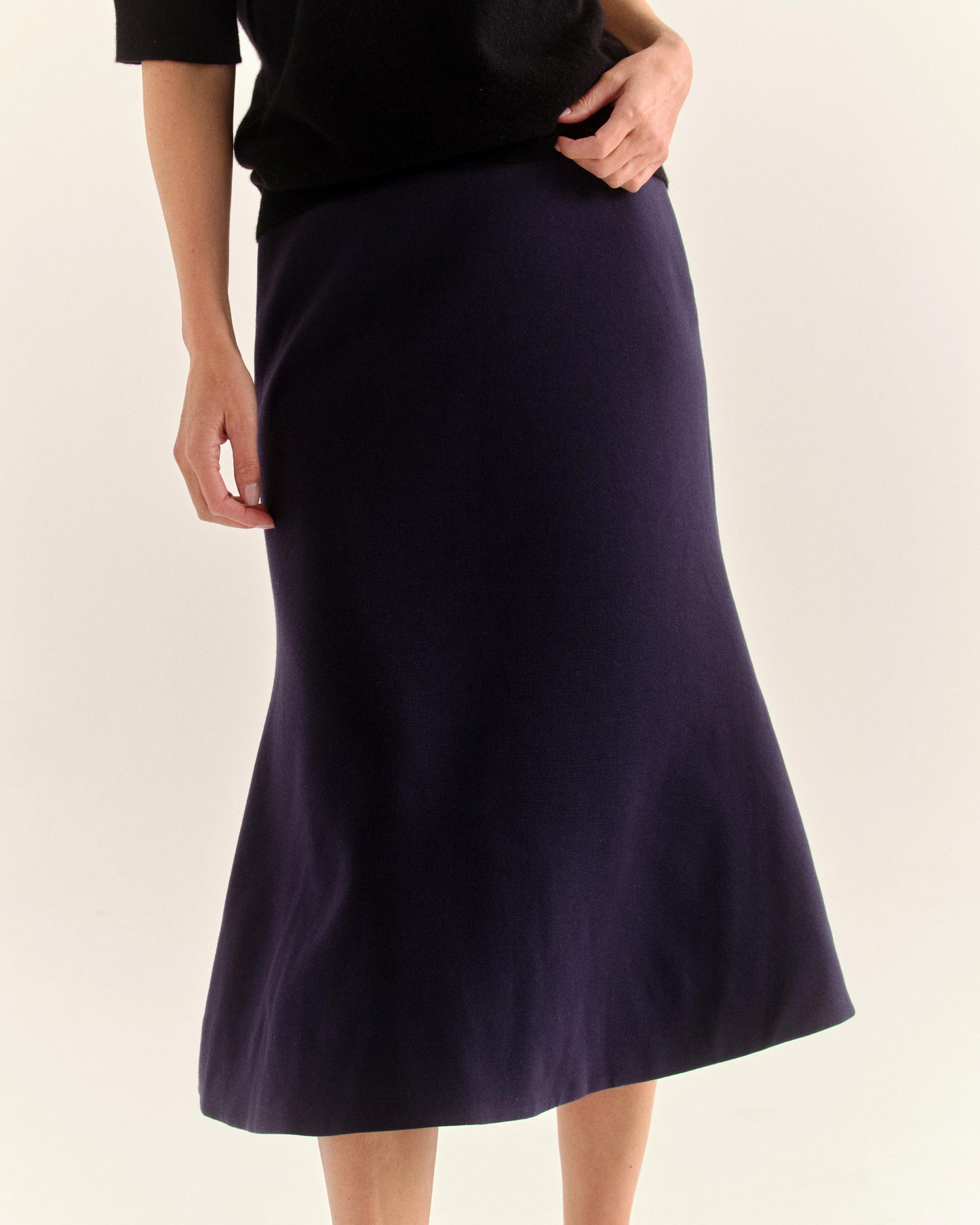 Mable Skirt-Dark Navy