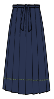Hayden Midi Skirt-Midnight Blue
