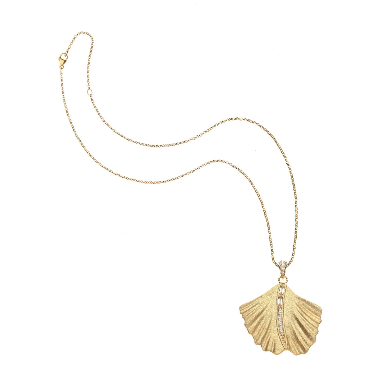 HOPE Ginko Pendant on 16-18" Classic Rolo Chain
