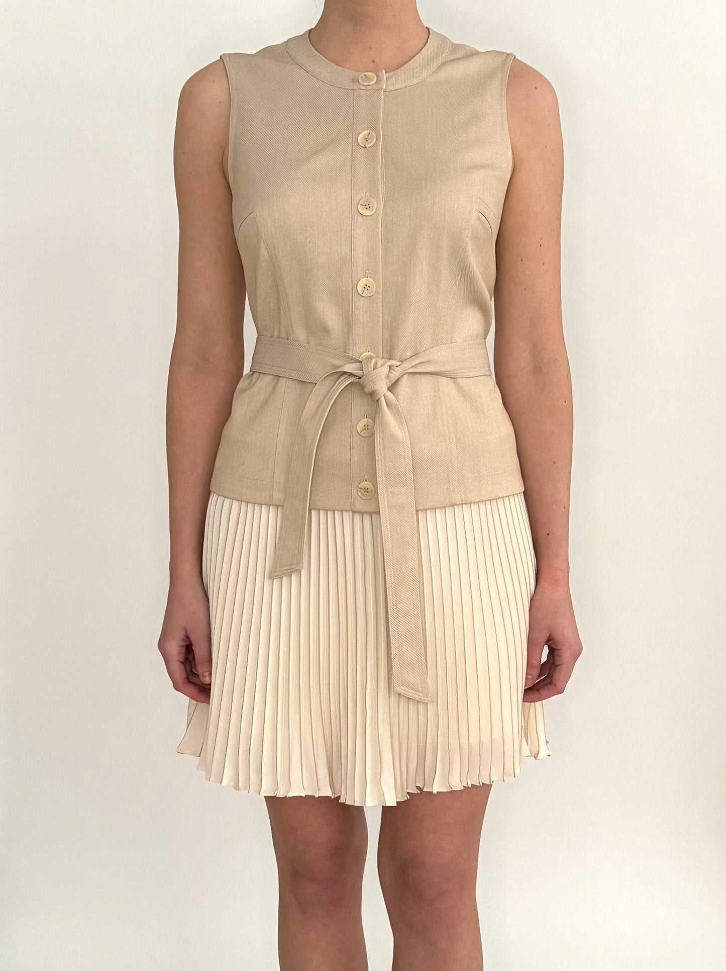 Emory Dress-Ecru